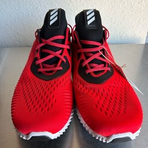 adidas Red and Black Athletic Shoes